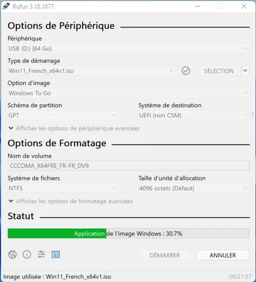 cle windows 11 avec profil utilisateur