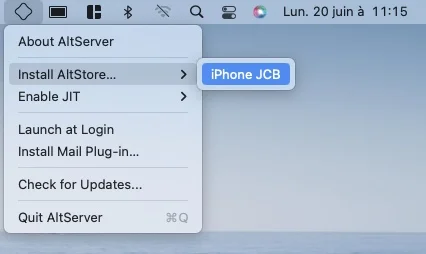 Installer AltStore macOS