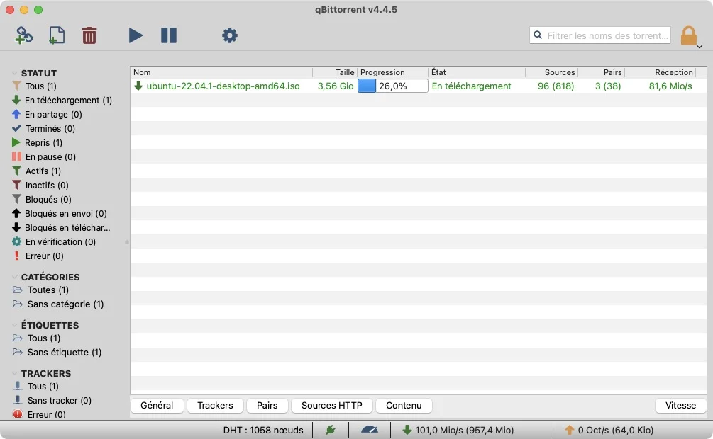qBittorrent Mac telecharger fichiers torrent
