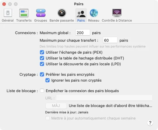 transmission BT Mac bittorrent