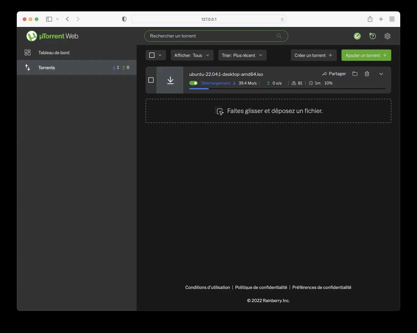 utorrent web telecharger fichiers torrent sur mac