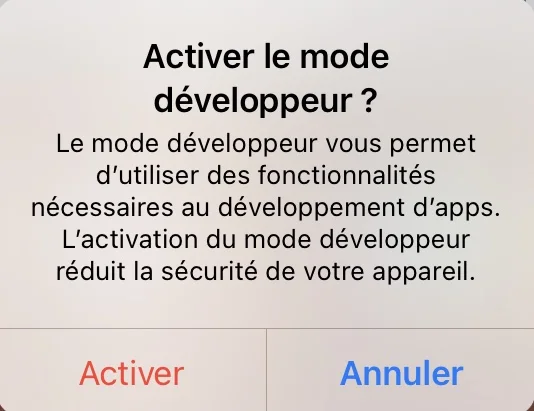 Activer le mode développeur sous iOS 16 / iPadOS 16 5 activer mode developpeur iphone ios 16