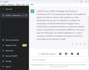 utiliser chatgpt sur windows