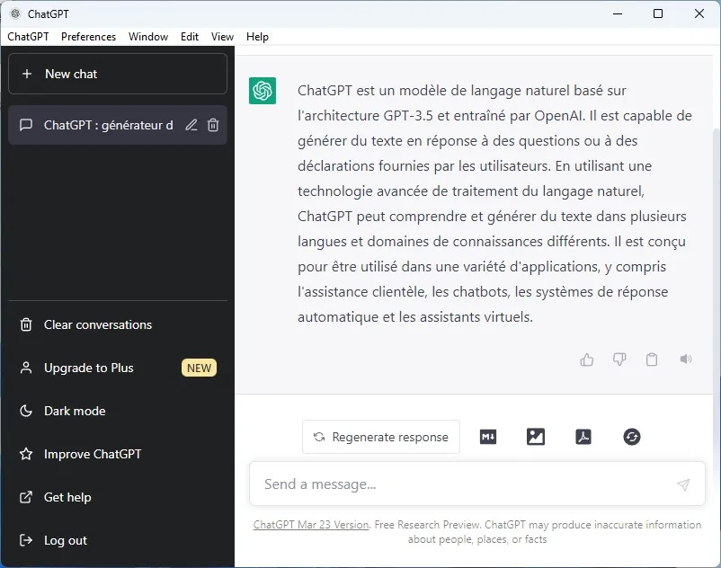 Installer chatGPT pour Windows 11, 10, 8... 7 utiliser chatgpt sur windows