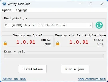 Créer une clé USB multiboot avec Ventoy (Linux, Windows) 7 Ventoy cle usb