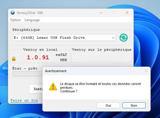 Créer une clé USB multiboot avec Ventoy (Linux, Windows) 4 gestionnaire de demarrage ventoy
