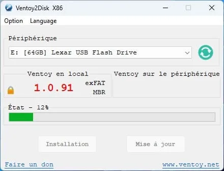 Créer une clé USB multiboot avec Ventoy (Linux, Windows) 5 ventoy multiboot ISO Linux Windows