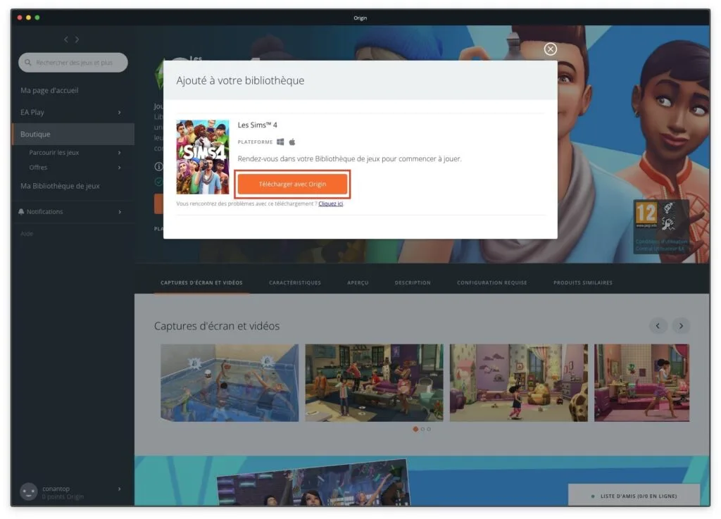 jouer au sims sur mac