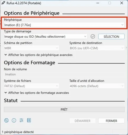 Créer une clé USB bootable de Linux (Debian, Ubuntu, Puppy Linux, Linux Mint...) 1 faire cle usb linux