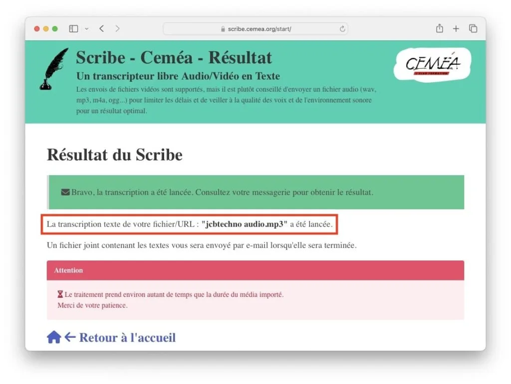audio to texte comment faire