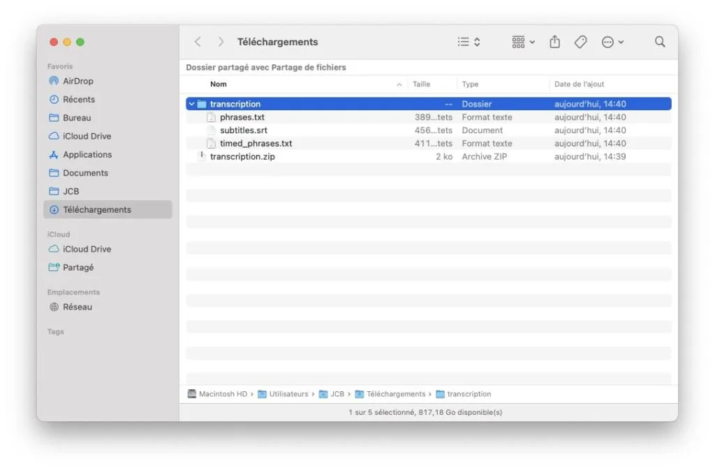 convertir audio mp3 en texte