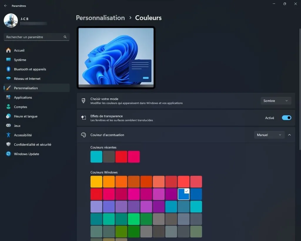 Comment activer le mode sombre de Windows 11 (temporairement ou définitivement) 4 windows 11 dark mode