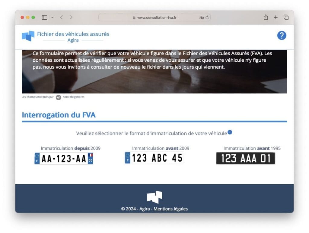 interrogation du FVA