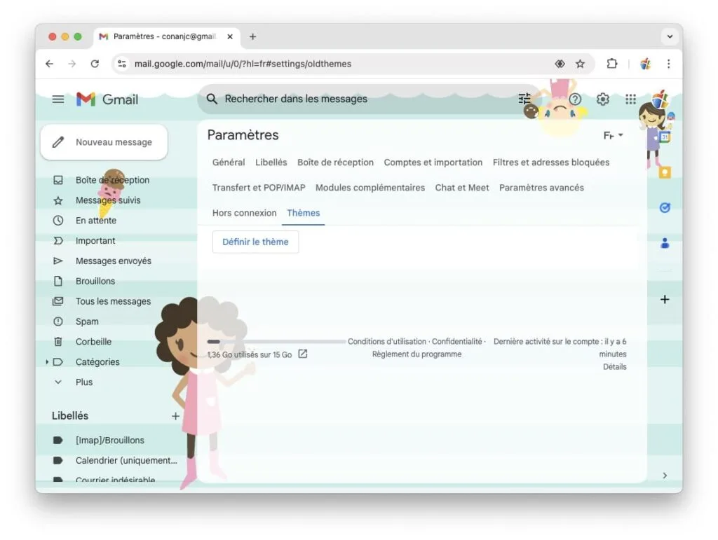 gmail theme