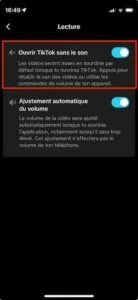 tiktok lancer sans le son