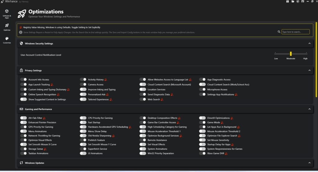 optimisation windows 11 suppression apps
