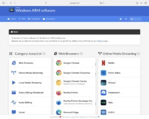 Windows ARM software PC et Mac Apple Silicon