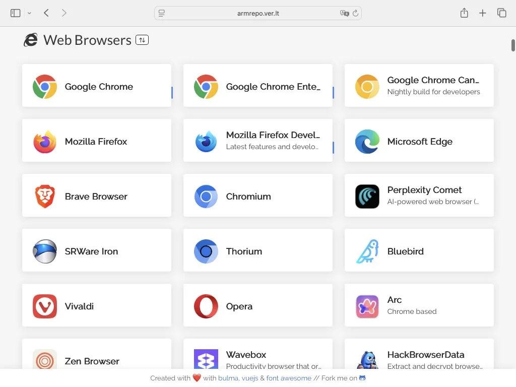 windows arm 64 browser