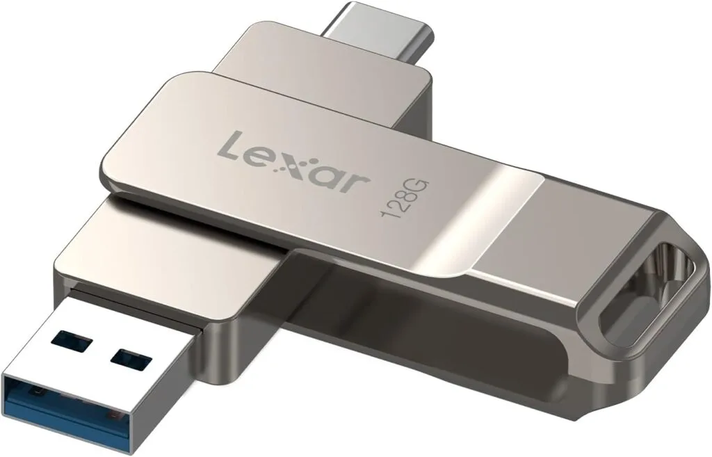Lexar D40E 128 Go Double cle USB 3.2 Gen 1 Type-C Jump Drive