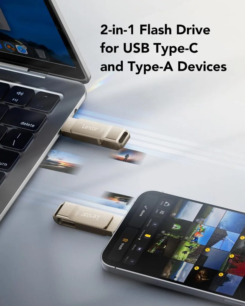 Lexar D40E usb-c usb-a