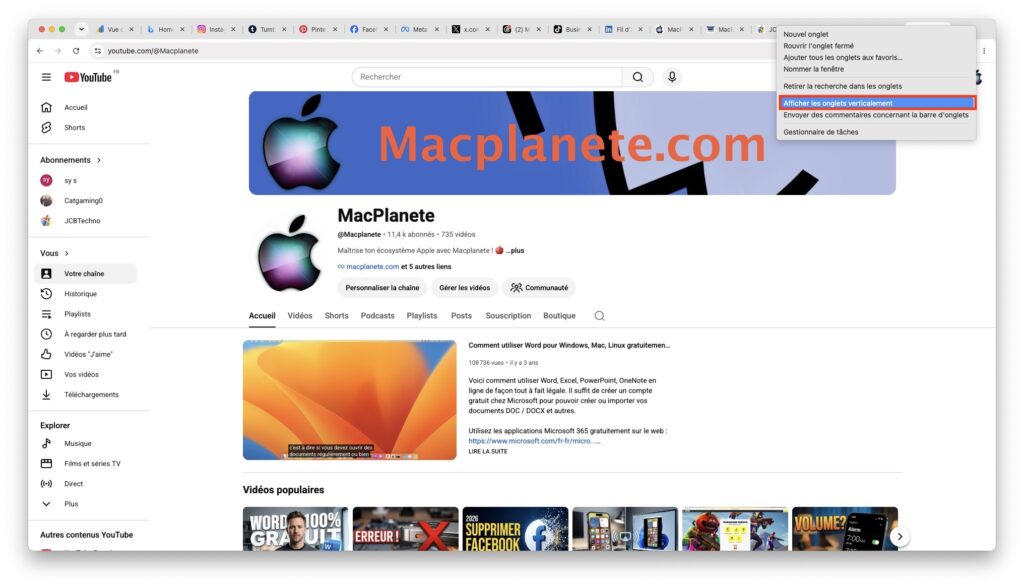 Comment afficher les onglets verticaux Google Chrome 5 afficher onglets verticalement chrome
