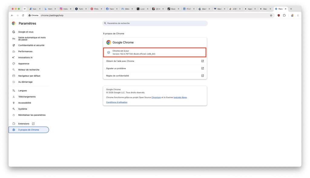 Comment afficher les onglets verticaux Google Chrome 1 google chrome verifier version pour afficher onglets verticalement
