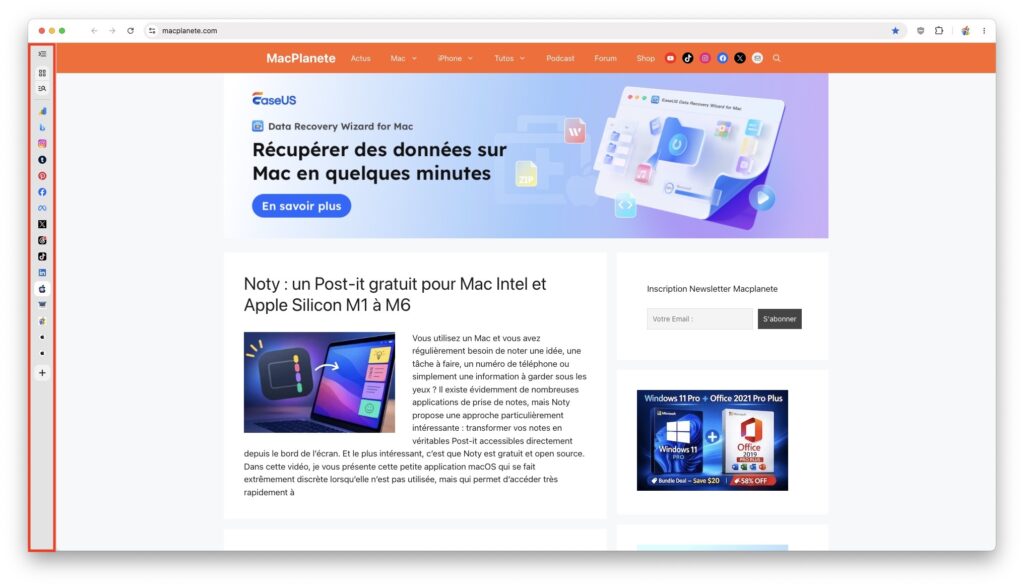 Comment afficher les onglets verticaux Google Chrome 4 onglets verticaux google chrome vue reduite