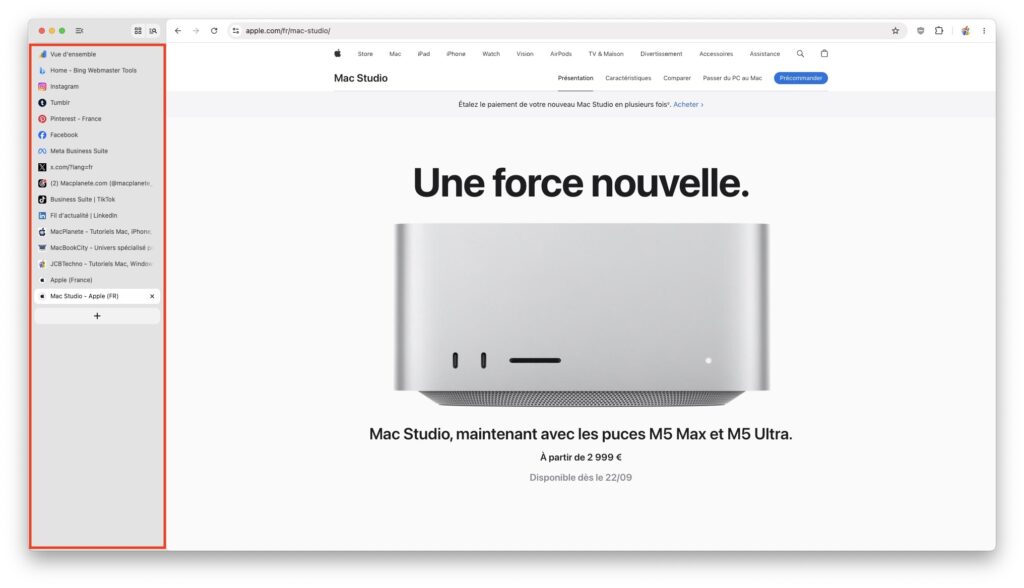 Comment afficher les onglets verticaux Google Chrome 2 tuto onglets verticaux chrome